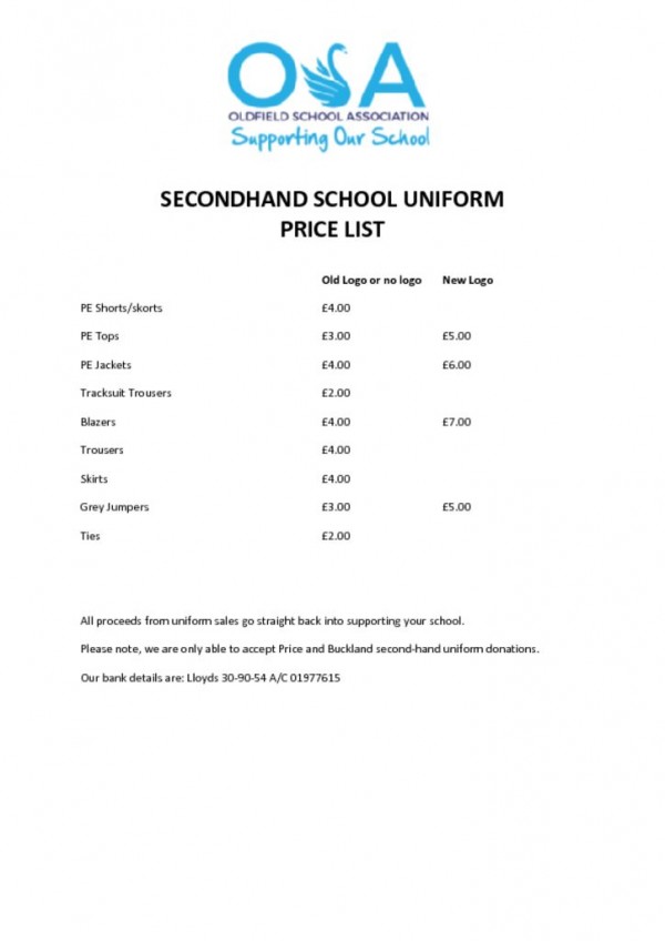 thumbnail of OSA uniform price list Oct 2020